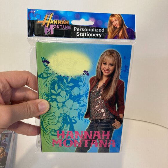 New Disney Hannah Montana Lot of Party Toppers Notebook Activity Pad Singing Pen - Picture 3 of 7